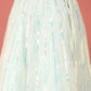House of Panchhi Turquoise Blue Net Sequinse Work Lehenga & Blouse, Dupatta | Swadesiicart