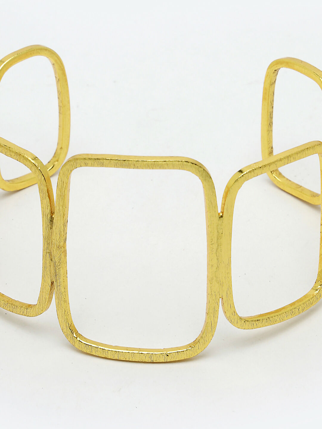 NVR Women Gold-Polished Western Cuff Bracelet - Swadesiicart