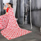 Aayaa Designer Printed Georgette Saree - Multi Color