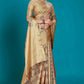 Beige Soft Organza Woven Design Saree with Unstitched Blouse Piece - Zaara