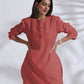 trueBrowns Pink Cotton Blend Pleated Kurta Co-ord Set - Swadesiicart