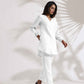 trueBrowns White Cotton Blend Co-ord Set - Swadesiicart