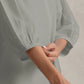 trueBrowns Grey Cotton Blend Short Kurta | Swadesiicart