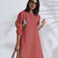 trueBrowns Pink Cotton Blend Pleated Kurta Co-ord Set - Swadesiicart