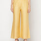 Aniyah Rayon Flared Slip-On Golden-Beige Palazzo