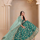 Anaita Green Art Silk Designer Lehenga With Blouse