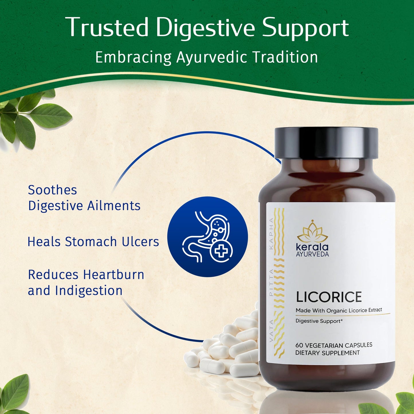 Licorice (60 veg capsules)