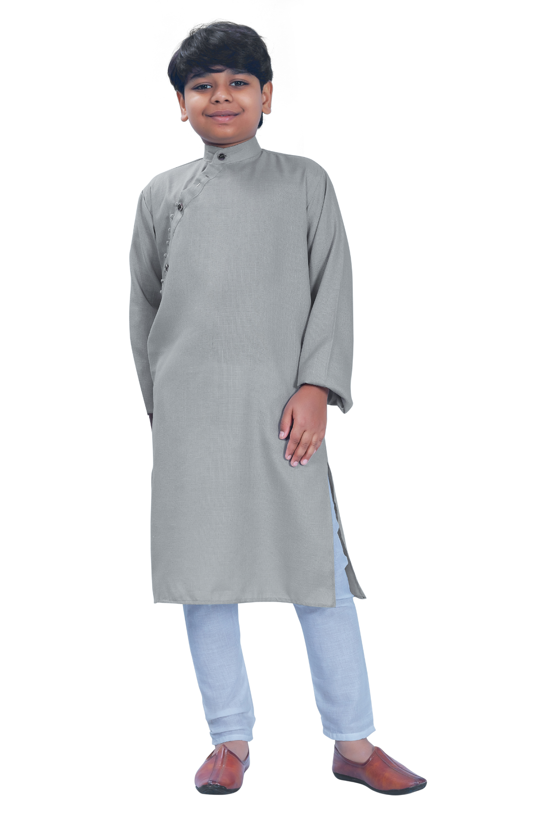 DEIANA'S Casual Designer Kurta Pyjama Set For Boys And kids (Grey) | Swadesiicart