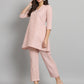 Fab Fashion Rosy Pink Co-Ord Set - Swadesiicart