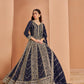 Anaita Navy Blue Georgette Embroidered Salwar Suit