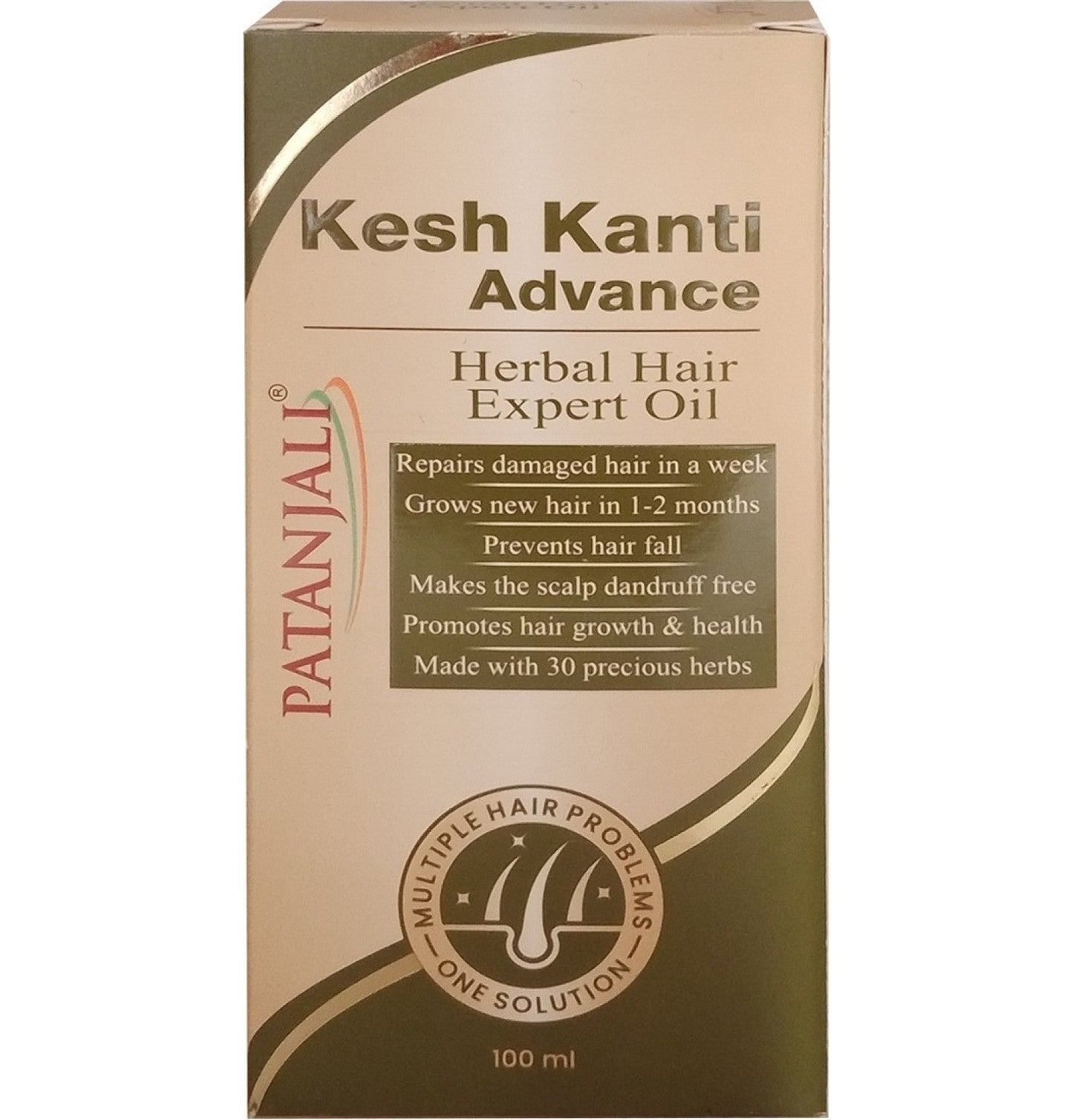 Patanjali Kesh Kanti Advanced Herbal Hair Expert Oil - Swadesiicart