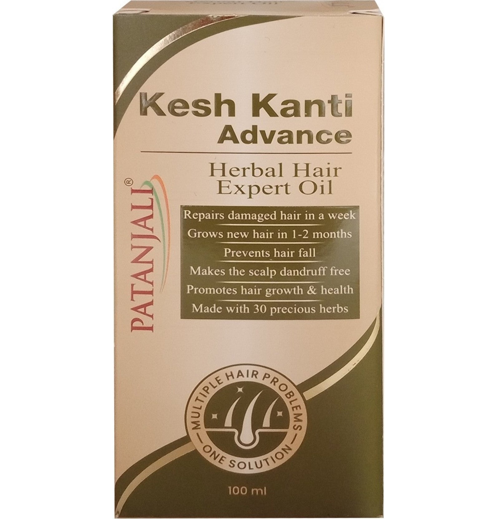 Patanjali Kesh Kanti Advanced Herbal Hair Expert Oil - Swadesiicart