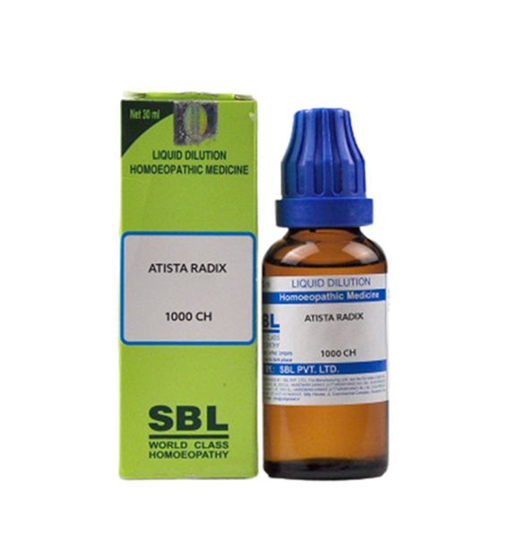 SBL Homeopathy Atista Radix Dilution | Swadesiicart
