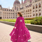 Anaita Rani-Pink Silk Stitched Suit With Embroidery Work