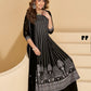 Anaita Black Georgette Stitched Suit With Embroidery & Sequence Work