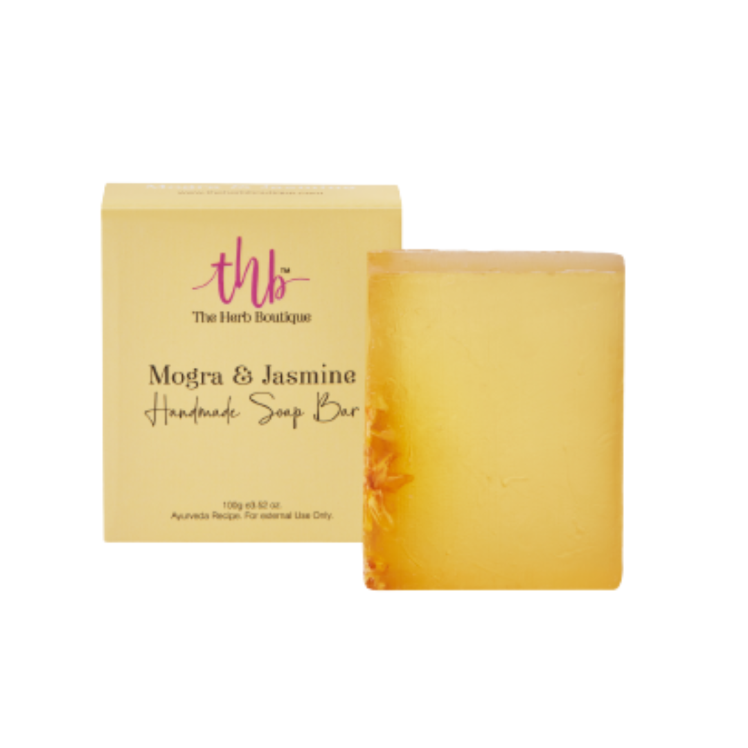 The Herb Boutique Mogra & Jasmine Glycerine Soap Bar - The Herb Boutique