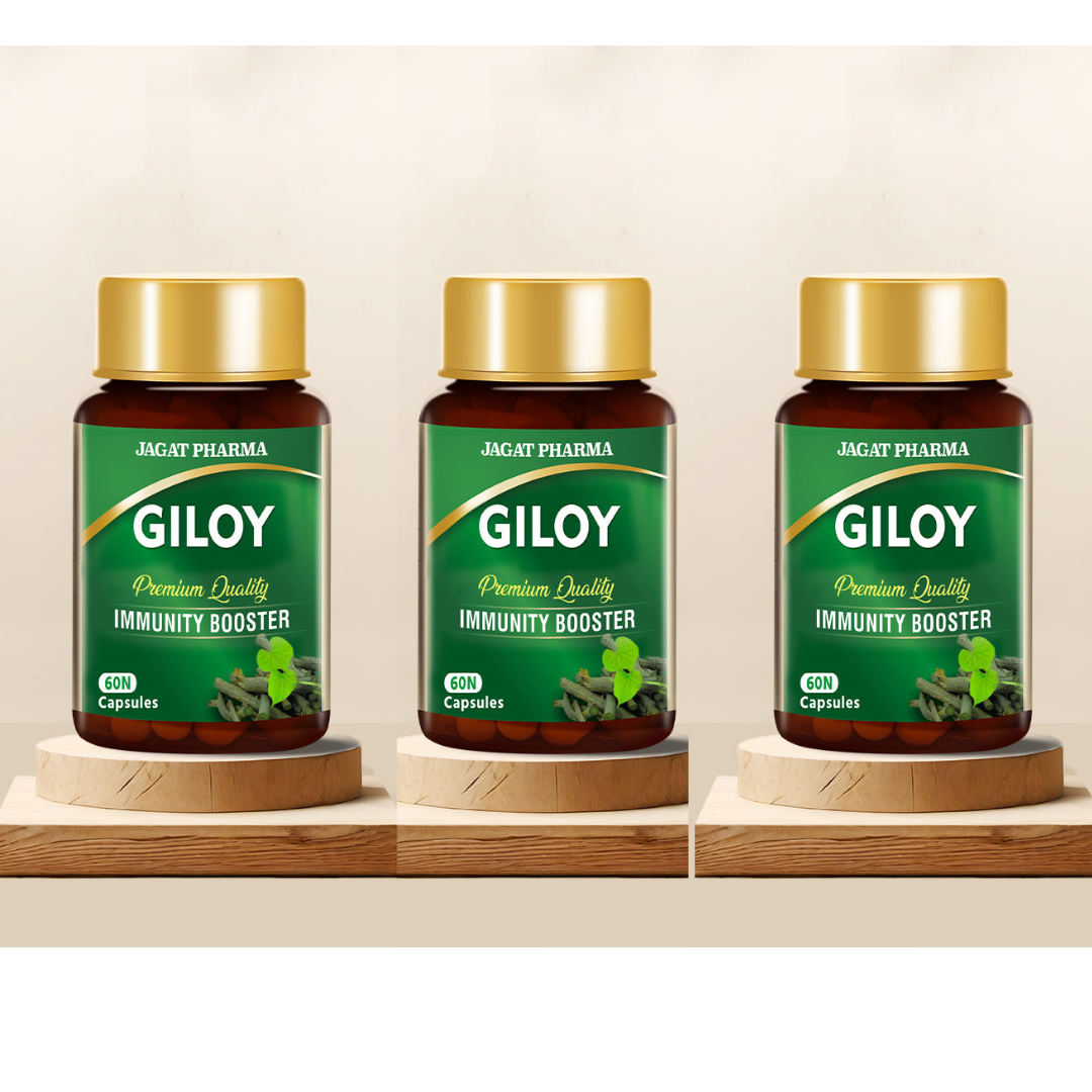 Jagat Pharma Giloy Extract Plus Capsule | Immunity Booster | Swadesiicart