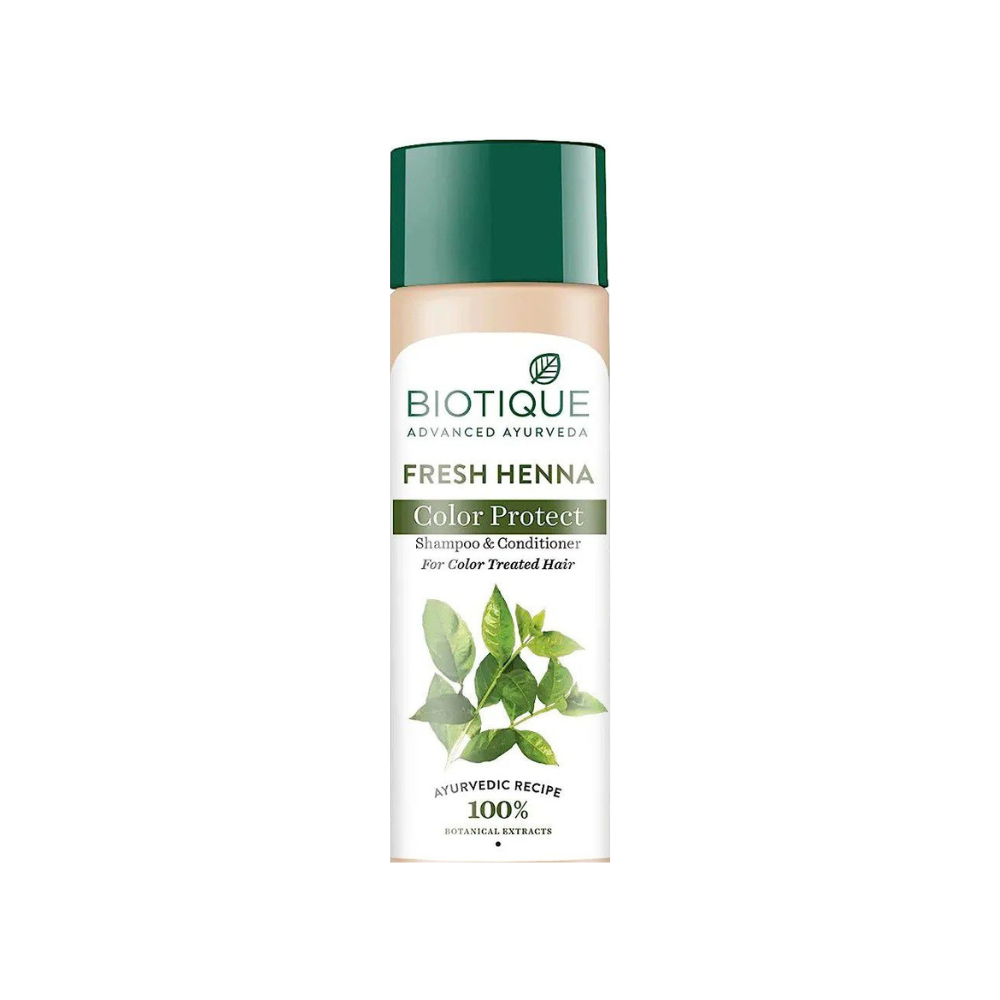 Biotique Bio Henna Leaf Fresh Texture Shampoo and Conditioner - Swadesiicart