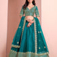 Anaita Turquoise Art Silk Designer Lehenga With Blouse