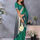Anaita Green Premium Banarasi Tissue Silk Saree With Gala Weaving Work
