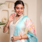 Lorenvalley Offwhite Chanderi Cotton Embroidered Work Kurta Set | Swadesiicart