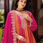 Anaita Pink Chinon Stitched Suit With Embroidery Work