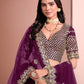 Anaita Purple Art Silk Designer Lehenga With Blouse