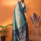 Anaita Blue Tissue Silk Saree With Weaving Zari Work
