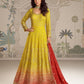 Anaita Yellow Georgette Stitched Anarkali Suit With Embroidered Sequins Work