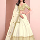 Anaita White Art Silk Designer Lehenga With Blouse