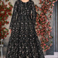 Anaita Black Embroidered Butterfly Net Anarkali Suit