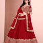 Anaita Red Art Silk Designer Lehenga With Blouse