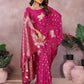 Anaita Pink Premium Banarasi Tissue Silk Saree With Gala Weaving Work