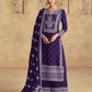 Anaita Purple Premium Embroidered Georgette Salwar Suit