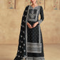 Anaita Black Premium Embroidered Georgette Salwar Suit