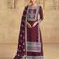 Anaita Maroon Premium Embroidered Georgette Salwar Suit