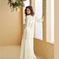 Anaita White Silk Stitched Suit With Embroidery Work