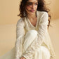 Anaita White Silk Stitched Suit With Embroidery Work