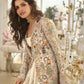 Anaita Off-White Silk Stitched Suit With Embroidery Work