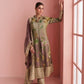 Anaita Multi Silk Stitched Anarkali Suit With Digital Printed Work