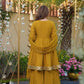 Anaita Mustard Silk Readymade Suit with Real Mirror Work