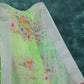 Baby Apple Green Colour Floral Printed Semi Chanderi Saree By Gayathri Reddy Designer Studio | Swadesiicart