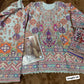 Anaita Multicolor Crepe Silk Stitched Suit with Digital Print & Zari Work