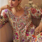 Anaita Multicolor Crepe Silk Stitched Suit with Digital Print & Zari Work