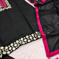 Anaita Black Vichitra Silk Readymade Suit with Thread Embroidery Work
