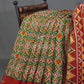 Dark Leaf Green And Red Colour Patola Print Semi Chanderi Saree By Gayathri Reddy Designer Studio | Swadesiicart