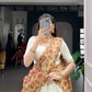 Lorenvalley Fashion Off White New Crush Plain with Laser Touch Up Lehenga Choli with Dupatta - Swadesiicart
