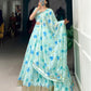 Lorenvalley Pista Tabby Silk Floral Print With Lace Touch Up Lehenga Choli with Dupatta | Swadesiicart