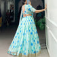 Lorenvalley Pista Tabby Silk Floral Print With Lace Touch Up Lehenga Choli with Dupatta | Swadesiicart