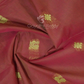 Kalanetha Shades of Red Rust Pure Kanchi Cotton Saree With Kanchi Traditional Border By Gayathri Reddy Designer Studio | Swadesiicart